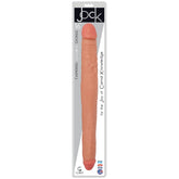 JOCK 16" Tapered Double Dildo - Vanilla
